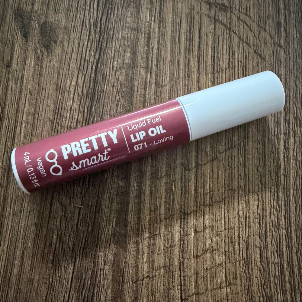 Pretty Smart Liquid Fuel Lip Oil 4mL 071 Loving Mauve Pink Vegan Gloss